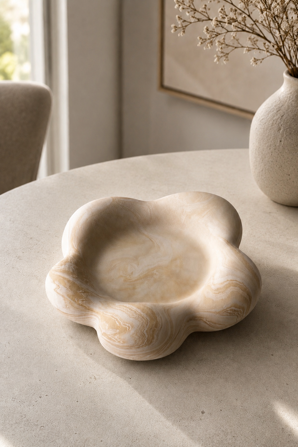 Flower Jewellery Dish | Neutral Home Decor Gift