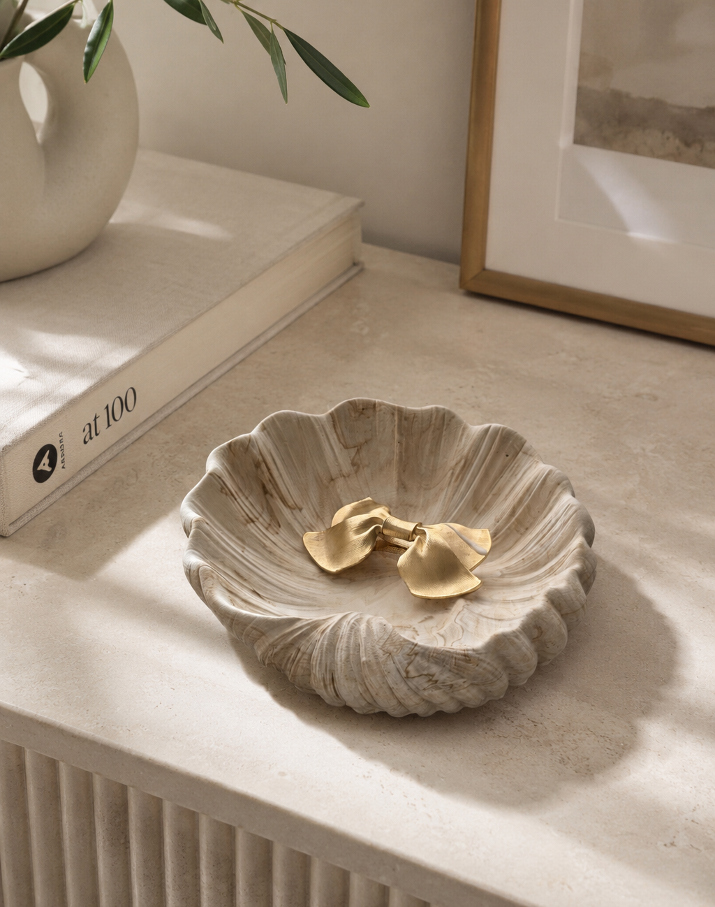 Sea Shell Bowl | Neutral Home Decor