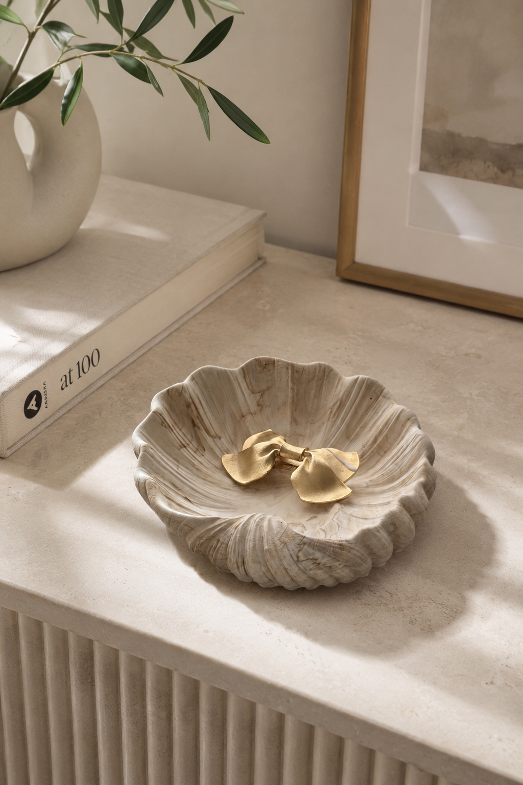 Sea Shell Bowl | Neutral Home Decor