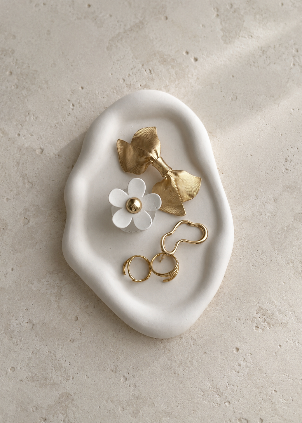 Sienna Organic Decorative Tray | Jewellery Dish & Neutral Home Decor
