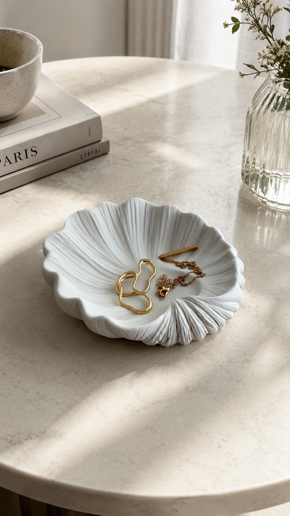 Sea Shell Bowl | Neutral Home Decor