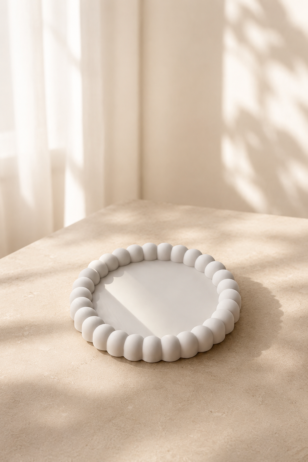 Marble Coaster Set | Neutral Home Decor