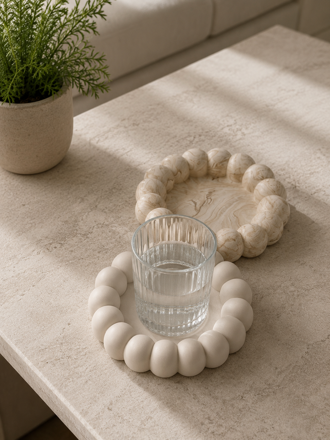 Nola Bubble Tray | Jewellery Dish & Trinket Tray | Neutral Home Decor