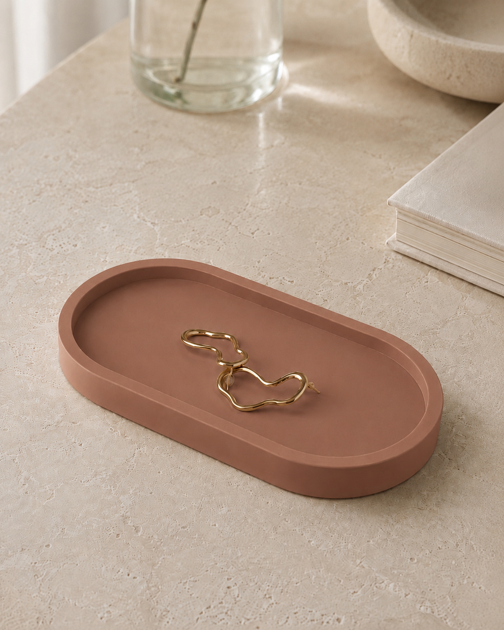 Liora Oval Vanity Tray for Jewellery & Perfume | Odyssey Interior