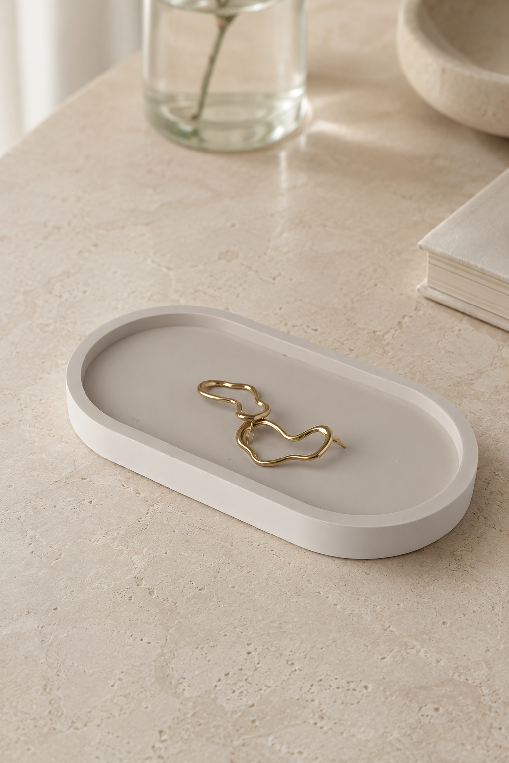 Liora Oval Vanity Tray for Jewellery & Perfume | Odyssey Interior